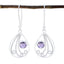 Amethyst-Russian-Yasmin-Solitaire-Dangle-Purple-92.5-Silver-Earring