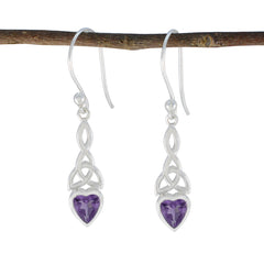 Amethyst-Moroccan-Nova-Solitaire-Dangle-Purple-925-Silver-Earring