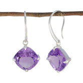 Amethyst-American-Min-seo-Solitaire-Dangle-Purple-Sterling-Silver-Earring