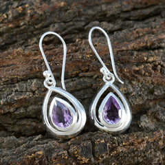 Amethyst-African-Yuna-Solitaire-Dangle-Purple-Silver-Earring