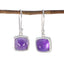 Amethyst-Russian-Hina-Solitaire-Dangle-Purple-925-Silver-Earring