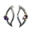 Amethyst-Middle-Eastern-Scarlett-Solitaire-Stud-Purple-Silver-Earring