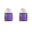 Amethyst-French-Teresa-Solitaire-Stud-Purple-Silver-Earring