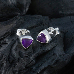 Amethyst-African-Victoria-Solitaire-Stud-Purple-Silver-Earring