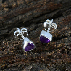 Amethyst-African-Victoria-Solitaire-Stud-Purple-Silver-Earring