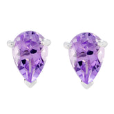 Amethyst-Moroccan-Yasmin-Solitaire-Stud-Purple-Silver-Earring