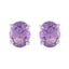 Amethyst-Russian-María-Solitaire-Stud-Purple-92.5-Silver-Earring