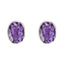 Amethyst-Latin-American-Haruka-Solitaire-Stud-Purple-92.5-Silver-Earring