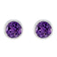 Amethyst-German-Hua-Solitaire-Stud-Purple-92.5-Silver-Earring
