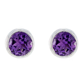 Amethyst-German-Hua-Solitaire-Stud-Purple-92.5-Silver-Earring
