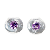 Amethyst-Egyptian-Jiwoo-Solitaire-Stud-Purple-925-Silver-Earring