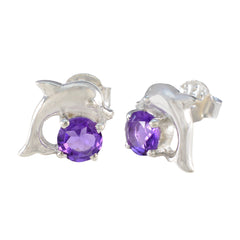 Amethyst-American-Lourdess-Solitaire-Stud-Purple-Sterling-Silver-Earring