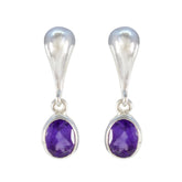 Amethyst-American-Riley-Solitaire-Stud-Purple-925-Silver-Earring