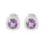 Amethyst-Italian-Elena-Solitaire-Stud-Purple-Silver-Earring