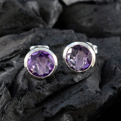Amethyst-American-Amandaa-Solitaire-Stud-Purple-92.5-Silver-Earring