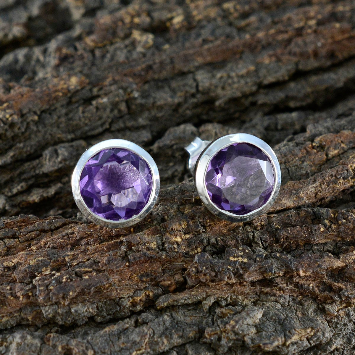 Amethyst-American-Amandaa-Solitaire-Stud-Purple-92.5-Silver-Earring