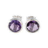 Amethyst-American-Amandaa-Solitaire-Stud-Purple-92.5-Silver-Earring
