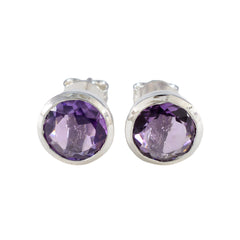 Amethyst-American-Amandaa-Solitaire-Stud-Purple-92.5-Silver-Earring