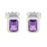 Amethyst-Egyptian-Lorena-Solitaire-Stud-Purple-925-Silver-Earring