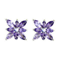 Amethyst-Middle-Eastern-Lorena-multiple-Stud-Purple-Sterling-Silver-Earring