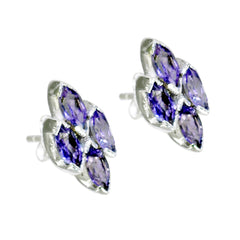 Amethyst-Italian-Naomi-multiple-Stud-Purple-Silver-Earring