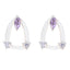 Amethyst-Middle-Eastern-Nari-multiple-Stud-Purple-92.5-Silver-Earring