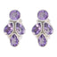 Amethyst-Italian-Agustina-multiple-Stud-Purple-925-Sterling-Silver-Earring