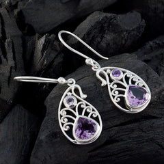 Amethyst-Turkish-Charlotte-multiple-Dangle-Purple-Silver-Earring