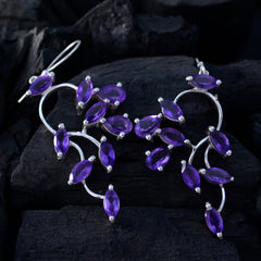 Amethyst-Mexican-Clara-multiple-Dangle-Purple-92.5-Silver-Earring