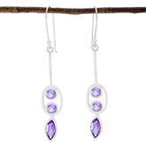 Amethyst-French-Ella-multiple-Dangle-Purple-92.5-Silver-Earring
