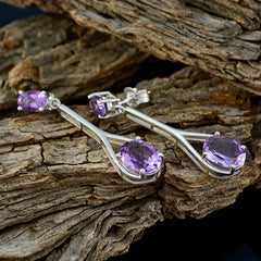 Amethyst-German-Ines-multiple-Stud-Purple-Sterling-Silver-Earring