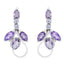 Amethyst-Korean-Sofia-multiple-Stud-Purple-92.5-Silver-Earring