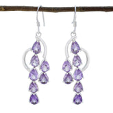 Amethyst-German-Alina-multiple-Dangle-Purple-Silver-Earring