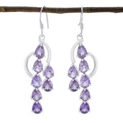 Amethyst-German-Alina-multiple-Dangle-Purple-Silver-Earring