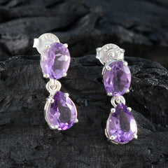 Amethyst-Russian-Teresa-Toi-et-Moi-Stud-Purple-92.5-Silver-Earring