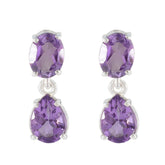 Amethyst-Russian-Teresa-Toi-et-Moi-Stud-Purple-92.5-Silver-Earring