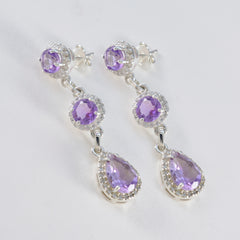 Amethyst-Mexican-Antonia-multiple-Stud-Purple-925-Silver-Earring