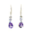 Amethyst-Latin-American-Isabelle-multiple-Dangle-Purple-Sterling-Silver-Earring