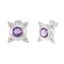 Amethyst-Japanese-Lourdes-Solitaire-Dangle-Purple-92.5-Silver-Earring