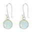 Blue-Chalcedony-Middle-Eastern-Kennedy-Solitaire-Dangle-Blue-925-Silver-Earring