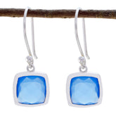 Blue-Chalcedony-Egyptian-Luisa-Solitaire-Dangle-Blue-92.5-Silver-Earring