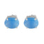 Blue-Chalcedony-Moroccan-Mariana-Solitaire-Stud-Blue-925-Sterling-Silver-Earring