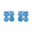 Blue-Chalcedony-Mexican-Lucia-quarter-Stud-Blue-925-Silver-Earring