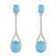 Blue-Chalcedony-American-Jia-Toi-et-Moi-Stud-Blue-Silver-Earring