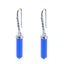 Blue-Chalcedony-African-Rosa-multiple-Dangle-Blue-Silver-Earring
