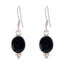 Black-Onyx-French-Valentina-multiple-Dangle-Black-Sterling-Silver-Earring