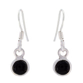 Black-Onyx-Japanese-Aaliyah-multiple-Dangle-Black-Sterling-Silver-Earring