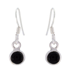 Black-Onyx-Japanese-Aaliyah-multiple-Dangle-Black-Sterling-Silver-Earring