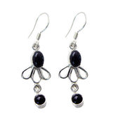 Black-Onyx-Latin-American-Amelia-multiple-Dangle-Black-92.5-Silver-Earring