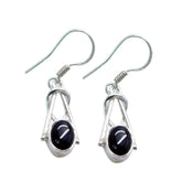 Black-Onyx-Korean-Bianca-multiple-Dangle-Black-Silver-Earring